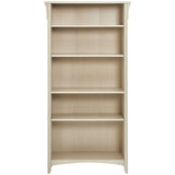 Salinas 5 Shelf Bookcase White - Side View