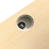 1.2m Sit And Stand Desk in Natural - Top-Down View