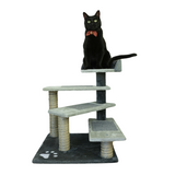 Petwiz Multi Level PawPal Scratching Post Cat Tree - Front View