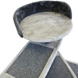 Petwiz Multi Level PawPal Scratching Post Cat Tree - Rear View