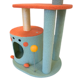Petwiz 85cm Vivid Cat Tree Scratching Post Pole - Front View