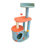 Petwiz 85cm Vivid Cat Tree Scratching Post Pole - Top-Down View