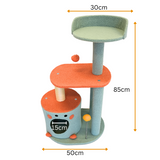 Petwiz 85cm Vivid Cat Tree Scratching Post Pole - 45-Degree Angle
