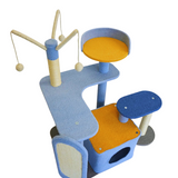 Petwiz KityKat Playland Cat Tree Scratching Post Pole - Front View