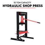 10 Ton Hydraulic Shop Press Workshop Jack Bending Stand H-Frame Tool Stand