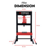 10 Ton Hydraulic Shop Press Workshop Jack Bending Stand H-Frame Tool Stand - Extra Image