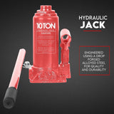 Shop Press - 10 Ton Hydraulic Standard - Low Angle