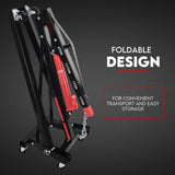 2 Ton Hydraulic Engine Crane Folding Hoist Stand Mobile Lifter Workshop Lift