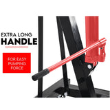 2 Ton Hydraulic Engine Crane Folding Hoist Stand Mobile Lifter Workshop Lift