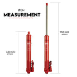 8 Ton Hydraulic Ram Jack Lift Shop Crane Engine Hoist Lifting Double Dual Pump - Front View