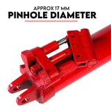 8 Ton Hydraulic Ram Jack Lift Shop Crane Engine Hoist Lifting Double Dual Pump