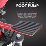 Low Profile Motorcycle ATV 680kg Motorbike Hydraulic Jack Stand Tie Down - Side View