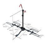 2 E Bike Rack Bicycle Carrier Hitch Rear Platform for Car SUV Foldable 2 Inch