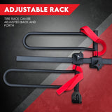 2 Bicycle Bike Rack Rear Car Carrier 2 Hitch Mount Platform Foldable - 45-Degree Angle