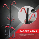 2 Bicycle Bike Rack Rear Car Carrier 2 Hitch Mount Platform Foldable - Close-Up Angle