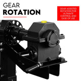 Car Rotisserie 4500LBS Gear Box Driver Rotation Auto Body Repair Restoration - Side View