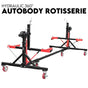 Car Rotisserie Heavy Duty 2000lb Auto Boat Frame Body Repair Restoration