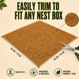 10 Piece Chicken Nest Box Liners Soft Cushions Hen Laying Coop Nest Pads Poultry - Side View