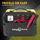 2IN1 Car Battery Charger Jump Starter 12V 24V 40A ATV Boat Tractor - Side View