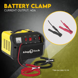 2IN1 Car Battery Charger Jump Starter 12V 24V 40A ATV Boat Tractor - Top-Down View