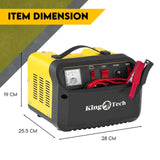 2IN1 Car Battery Charger Jump Starter 12V 24V 40A ATV Boat Tractor - Close-Up Angle