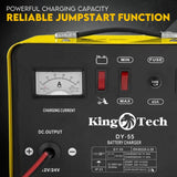Kingtech 2in1 Battery Charger Jump Starter New Dual Heavy Duty Car Charger 40Amp - Front View