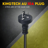 Kingtech 2in1 Battery Charger Jump Starter New Dual Heavy Duty Car Charger 40Amp - Rear View