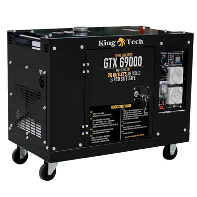 8.4kW Max 6kW Rated Diesel Generator New Single Phase Commercial