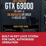 8.4kW Max 6kW Rated Diesel Generator New Single Phase Commercial
