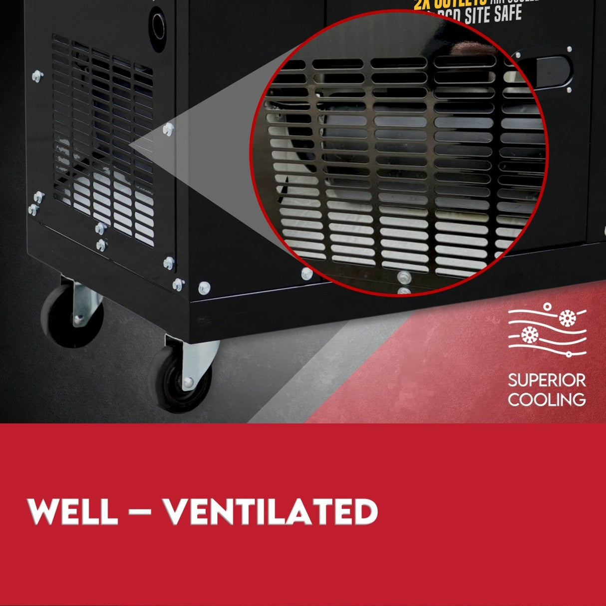 8.4kW Max 6kW Rated Diesel Generator New Single Phase Commercial