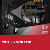 8.4kW Max 6kW Rated Diesel Generator New Single Phase Commercial - Rear View