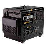 Diesel Generator Single Phase 8.4kw Rated Diesel 6kw 13hp Portable 6 outlets - Extra Image