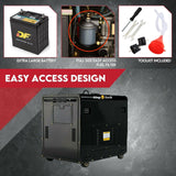 Diesel Generator Single Phase 8.4kw Rated Diesel 6kw 13hp Portable - Close-Up Angle