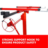 11FT Drywall Panel Lifter Gyprock Plasterboard Sheet Board Hoist Lift - Top-Down View