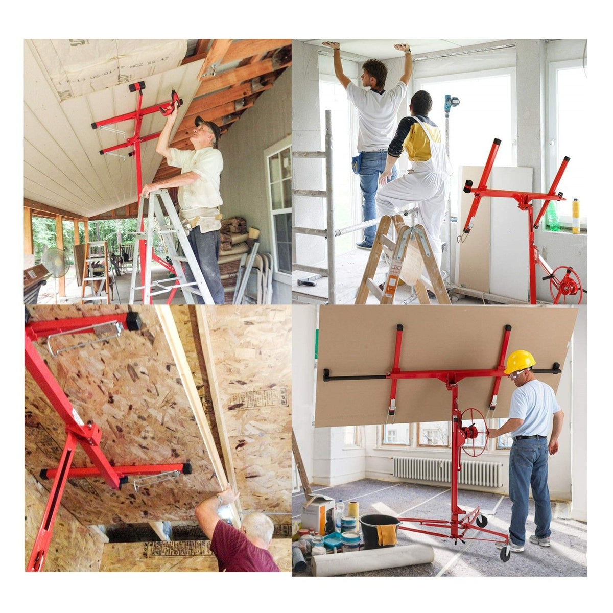 11FT Sheet Panel Lifter Plaster Drywall Panel Gyprock Plasterboard Hoist Lift