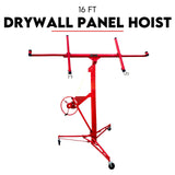 16FT Sheet Panel Lifter Plaster Drywall Panel Gyprock Plasterboard Hoist Lift