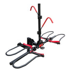 2 E Bike Platform Rack Rear Vehicle Car Carrier Bicycle Holder Hitch Receiver Foldable