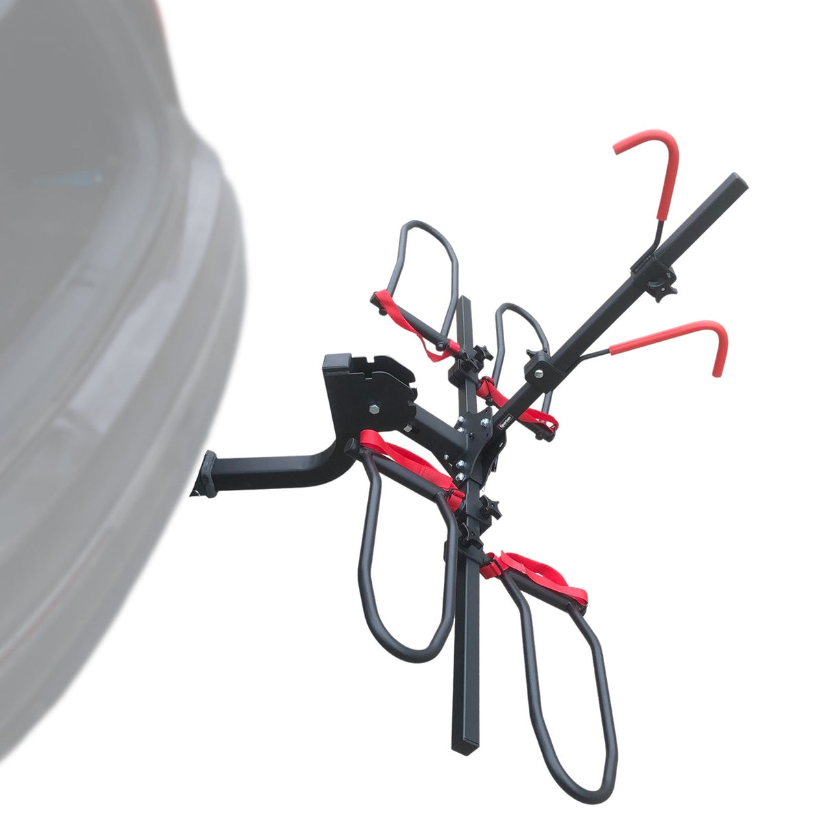 2 E Bike Platform Rack Rear Vehicle Car Carrier Bicycle Holder Hitch Receiver Foldable