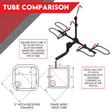 2 Bike Rack for Car SUV Rear Bicycle Holder Carrier Hitch Mount Platform Holder - Extra Image