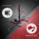2 Bike Rack for Car SUV Rear Bicycle Holder Carrier Hitch Mount Platform Holder - Front View