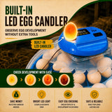 26 Egg Hatching Incubator Machine Automatic Turning Digital LED Chicken Duck - Top-Down View