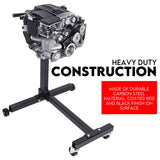 Engine Stand H Frame 450kg 1000lb Industrial Workshop Cars Auto Motor 4 Wheels - Front View
