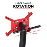 Engine Stand H Frame 450kg 1000lb Industrial Workshop Cars Auto Motor 4 Wheels - Close-Up Angle