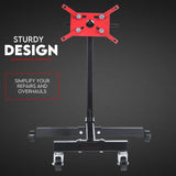 Engine Stand H Frame 450kg 1000lb Industrial Workshop Cars Auto Motor 4 Wheels - Extra Image