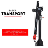 800kg Electric Hoist Winch Crane 12V Swivel Car Truck UTE Lift 360° Pick up - Top-Down View