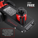 Low Profile 22 Ton Air Hydraulic Trolley Jack Floor Garage Truck Service Jack - 45-Degree Angle