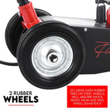 Low Profile 22 Ton Air Hydraulic Trolley Jack Floor Garage Truck Service Jack - Close-Up Angle