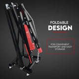 2 Ton Hydraulic Engine Crane Folding Hoist Stand Mobile Garage Workshop - Front View