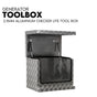 Aluminium Toolbox Ute Generator Trailer Truck Canopy Camper Tool Box 620x400x500mm