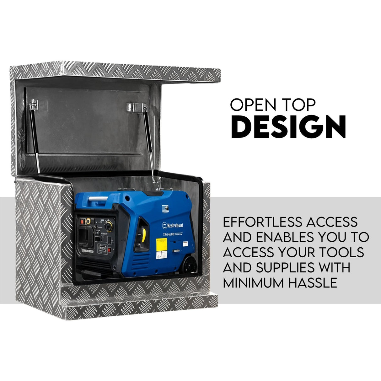 Aluminium Toolbox Ute Tool box Generator Trailer Truck Canopy 620x400x500